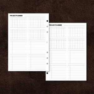 Project Planner | Open Layout | No. 01