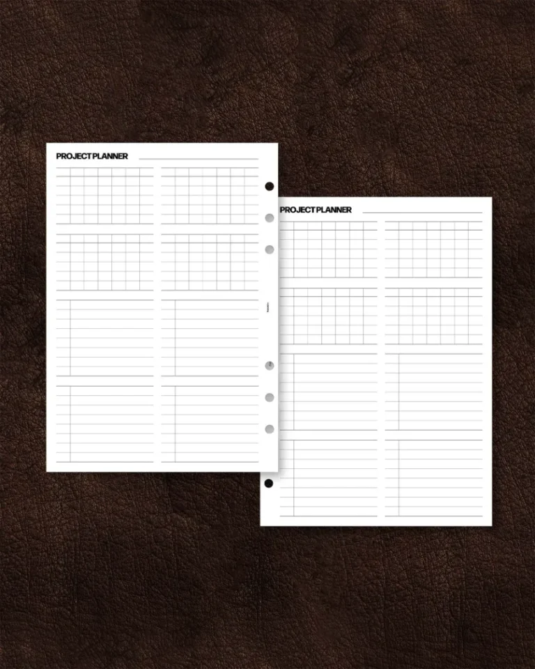 THU Project Planner A Planner Brand