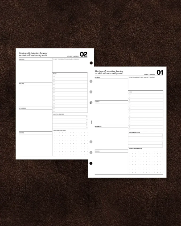 THU 2027 Daily Momentum A Planner Brand