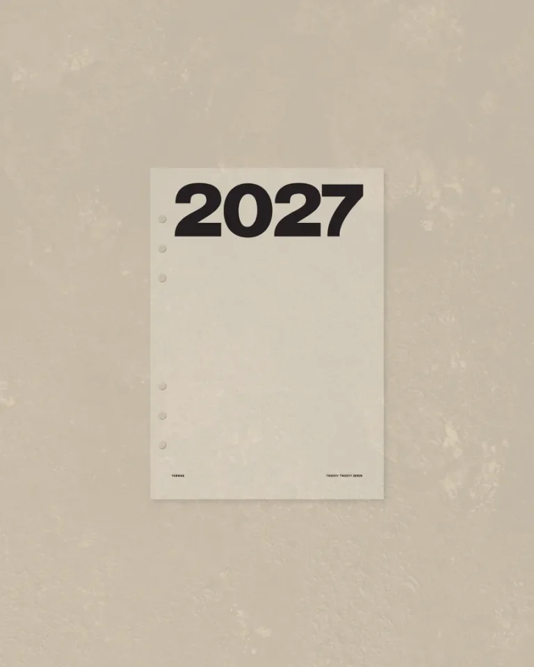 THU 2027 Vellum Modern A Planner Brand