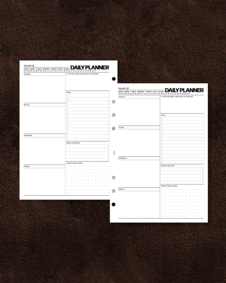 THU Daily Momentum 1 A Planner Brand