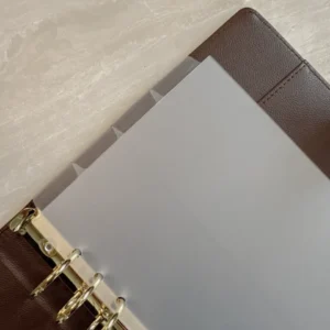 Customizable Frosted Dividers - 4 Top Tabs