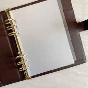 Customizable Frosted Dividers - 6 Side Tabs